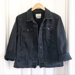 universal thread black denim jacket